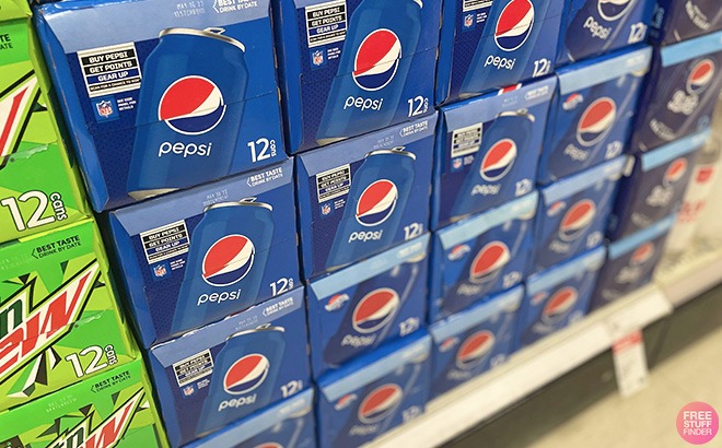 Pepsi Soda 12-Pack $3 Each at Target!