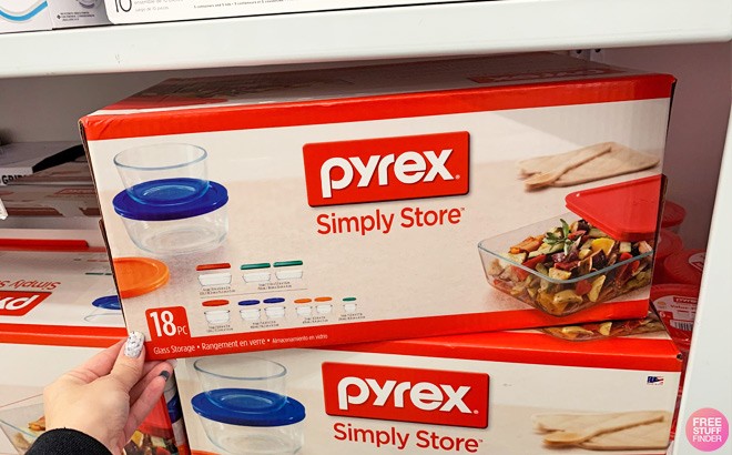 Pyrex 18-Piece Food Storage Set $29