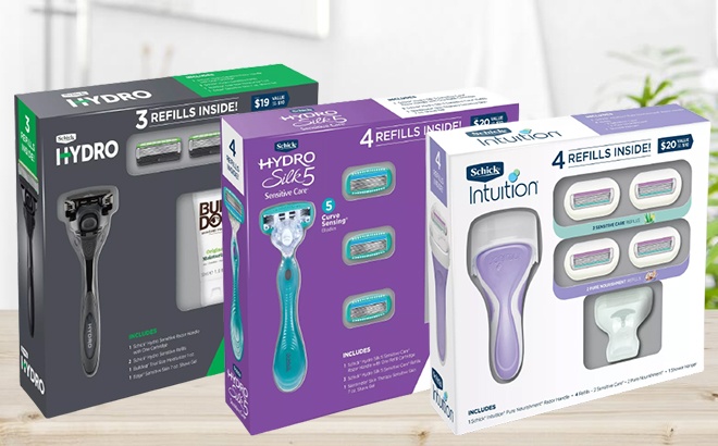 Schick Razor Sets $6.99 at Target!