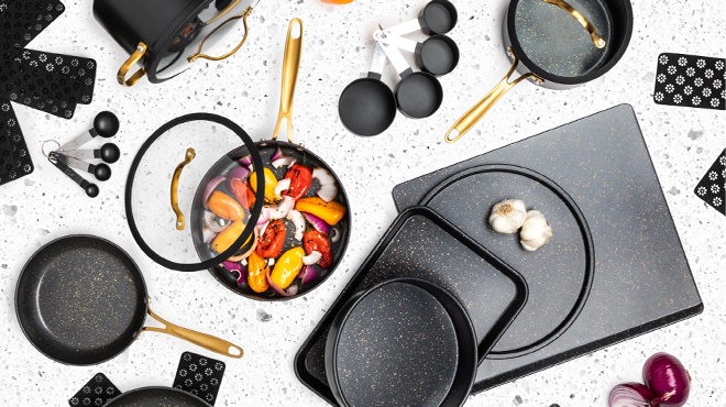 Thyme & Table Cookware Deals! 32pc. Cookware Set Just $89!