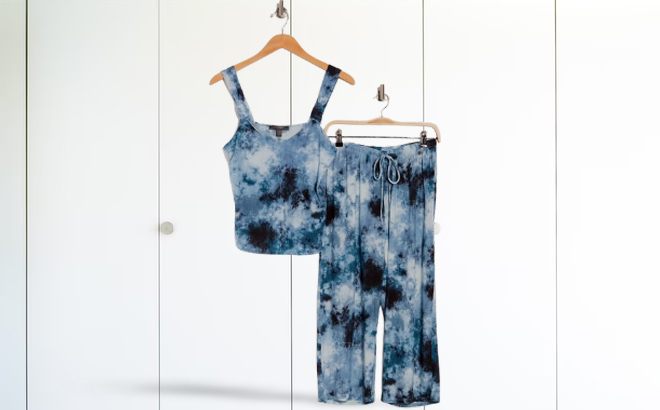 Tie-Dye Tank 2-Piece Pajama Set $11.23