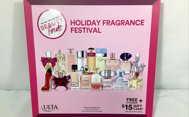 Holiday Fragrance Samplers $14