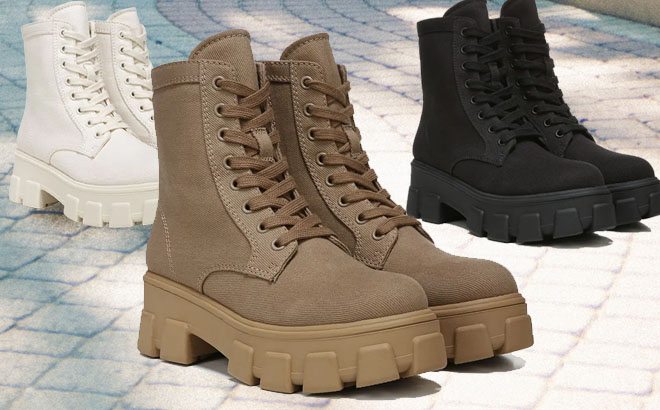 Women's Combat Boots $64 Shipped
