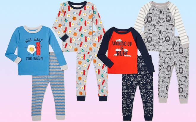 Wonder Nation 4-Piece Pajama Sets $10! | Free Stuff Finder