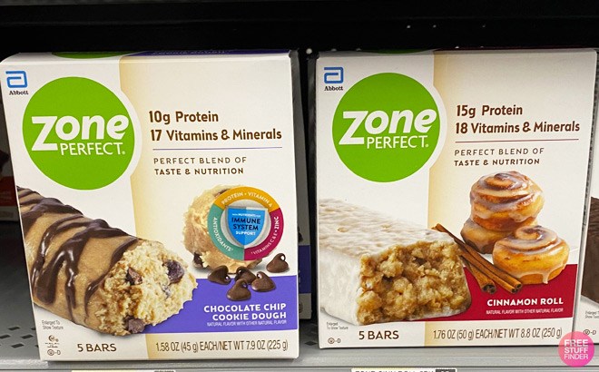 ZonePerfect Bars $3.48 Each