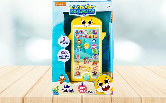 Baby Shark Kids Mini Tablet $6.99
