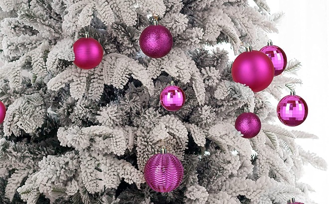 Christmas 36-Count Ornament Set $8