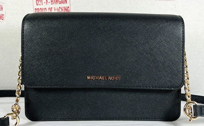 Michael Kors Monogram Crossbody Bag $84 Shipped | Free Stuff Finder