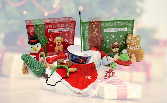 Holiday Dog or Cat Gift Box $9.97 (Reg $20)!