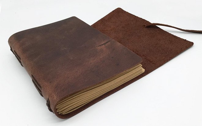 Leather-Bound 240-Page Journal $24.99 Shipped