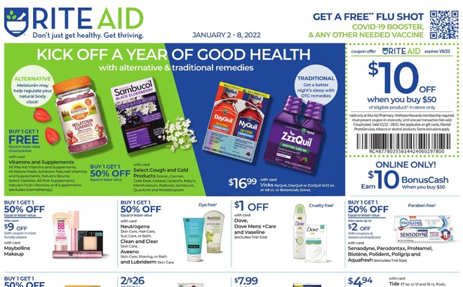 Rite Aid Ad Preview (Week 1/2 – 1/8)