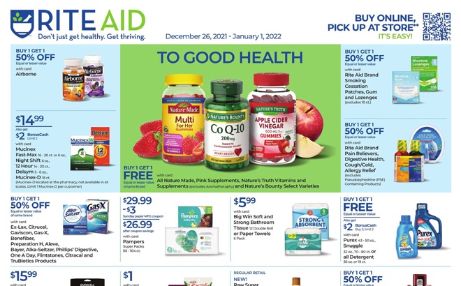 Rite Aid Ad Preview (Week 12/26 – 1/1)