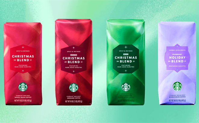 Starbucks: Buy 1 Get 1 Free Whole Bean Holiday Coffee $15.95