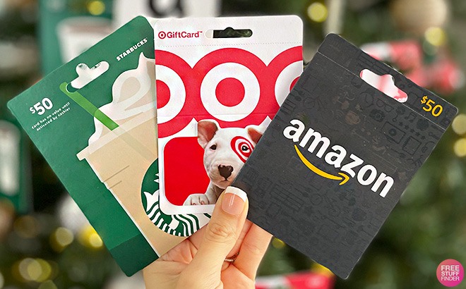 GIVEAWAY! Win FREE $50 Target, Starbucks or Amazon Gift Card!🎉(THREE Winners!)