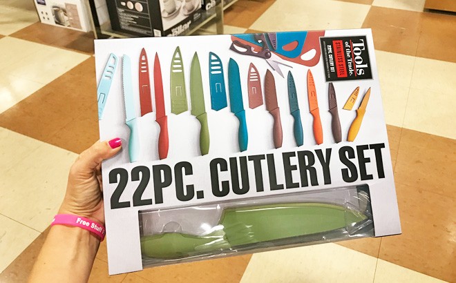 22-Piece Cutlery Set $18.99 (Reg $65)