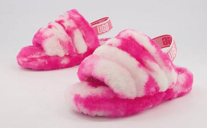 UGG Kids Fluff Slides $35 Shipped