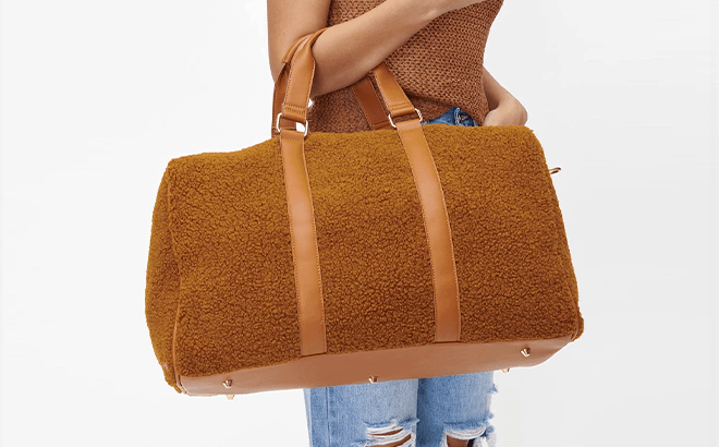 Urban Expressions Sherpa Duffel $66 Shipped (Reg $110)