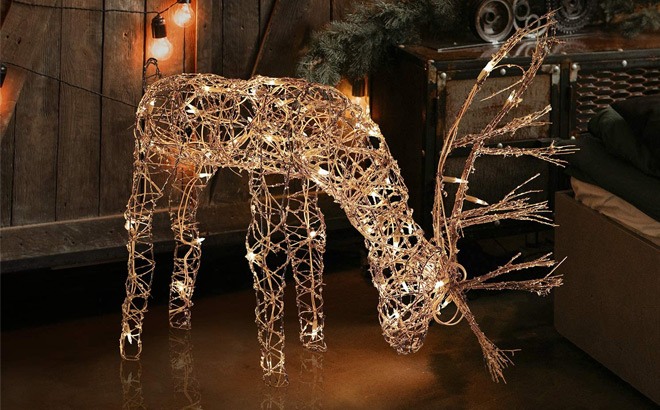 Wire Reindeer With Lights $46 Shipped
