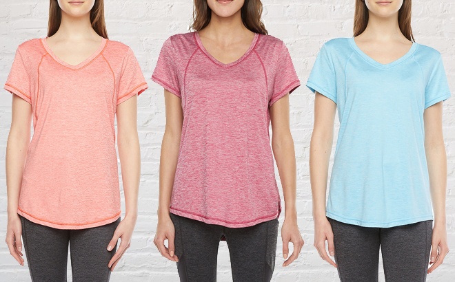 Women’s Workout Tees $4 (Reg $22)