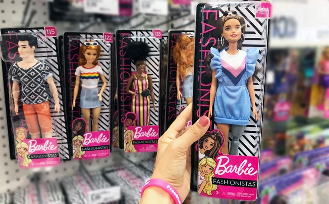 Barbie Fashionista Dolls $7.99