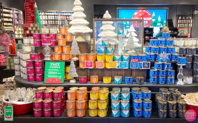 Bath & Body Works 3-Wick Candles $6 - Select Scents!