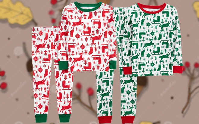 Carter’s Matching Pajamas $5 Shipped