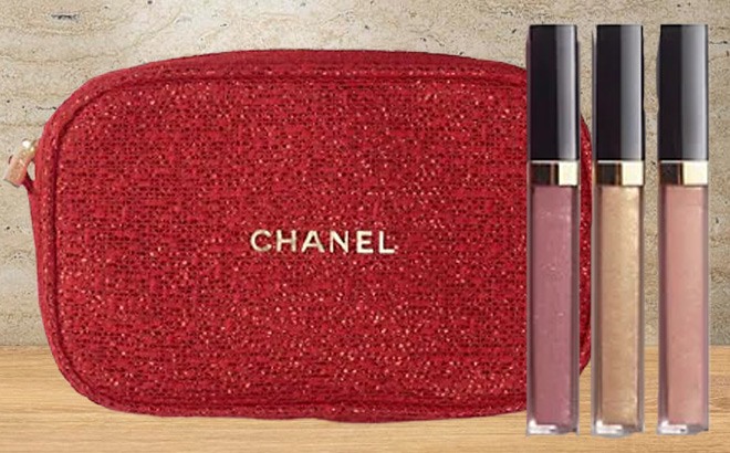 chanel holiday lip gloss set