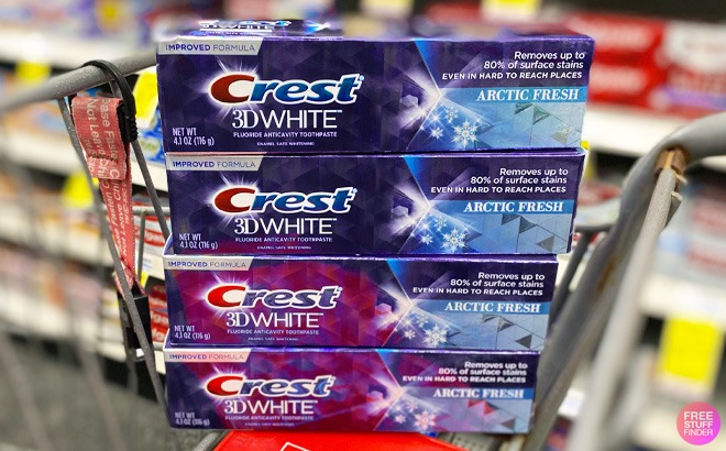 4 FREE Crest Toothpaste + $1 Moneymaker!
