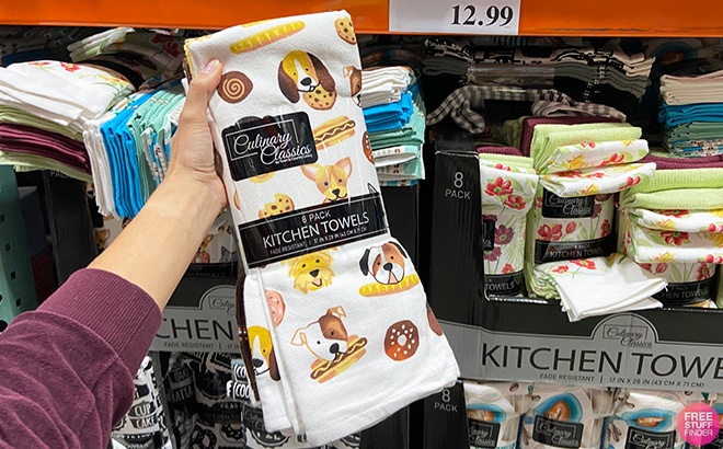 Kitchen Towels 8-Pack $12.99
