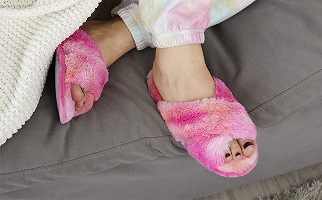 Dearfoams free slippers Clearance