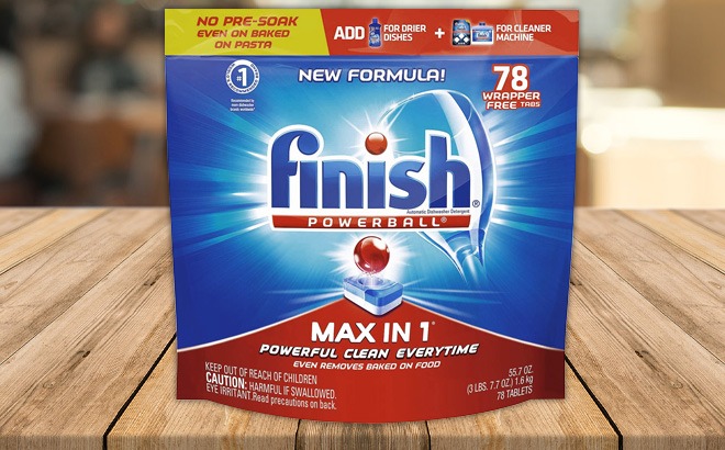 Finish Dishwasher Detergent $10