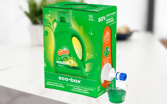Gain Laundry Detergent 96-Loads for $9.77!