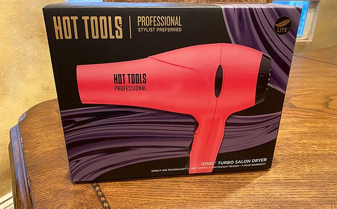 Hot Tools Mid-Size Pink Hair Dryer $17.99 (Reg $50)