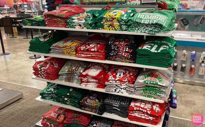 Men's Holiday Graphic Tees $5.94