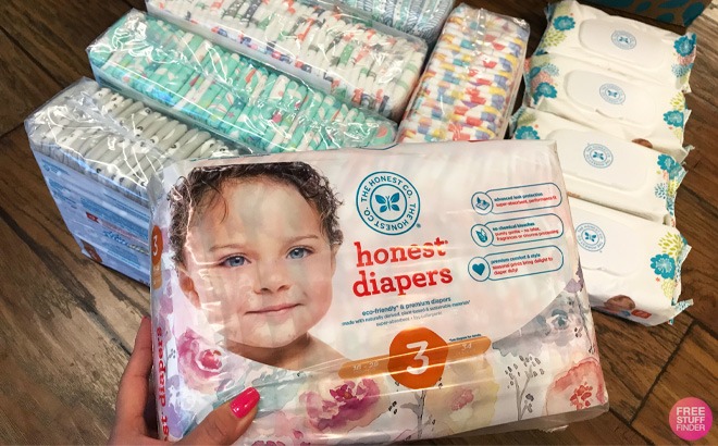 Honest Diapers + Wipes Bundle Subscription $47.97 Shipped