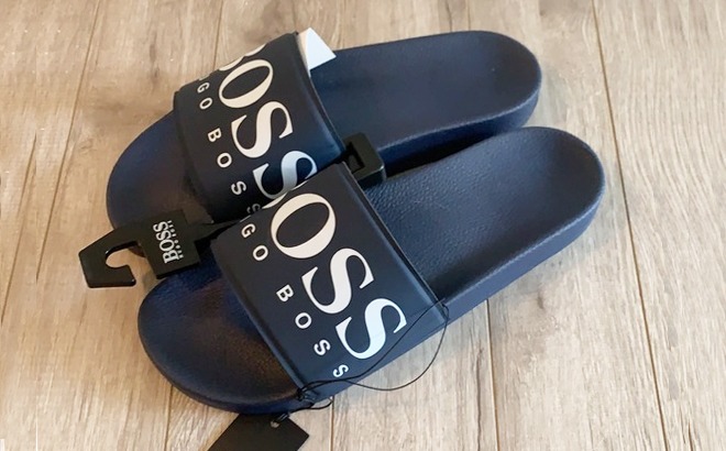 Hugo Boss Men's Slides $39.97