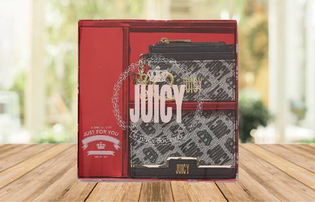 Juicy Couture Wallet Boxed Gift Set $19.99!