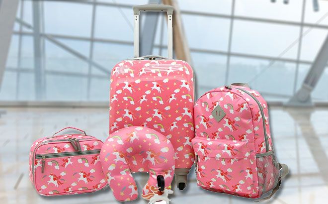 Kids 5-Piece Luggage Set $79 Shipped