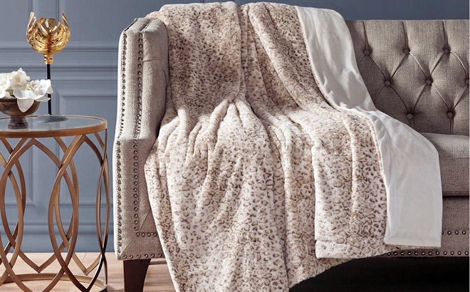 Faux-Fur Throw $23.99 (Reg $70)