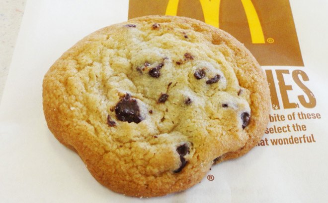 FREE McDonald's Chocolate Chip Cookies with $1 App Purchase!