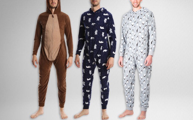 Men's One-Piece Pajama $14.99