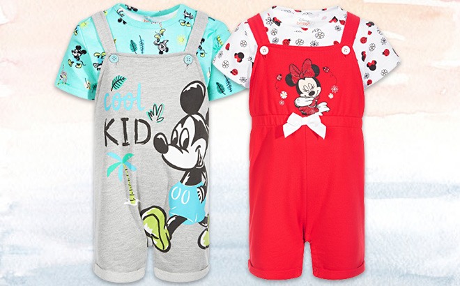 Mickey & Minnie Toddler Coveralls $5.93