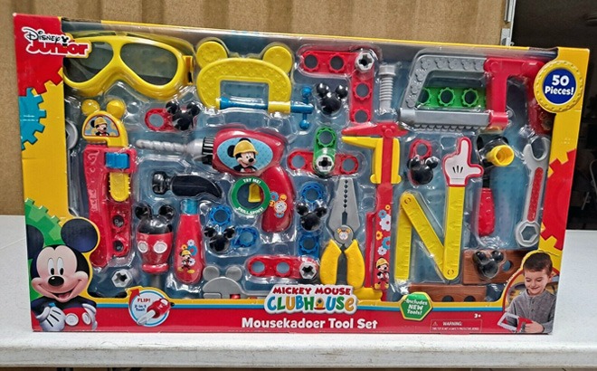 Mickey Mouse 50-Piece Tool Playset $11.99