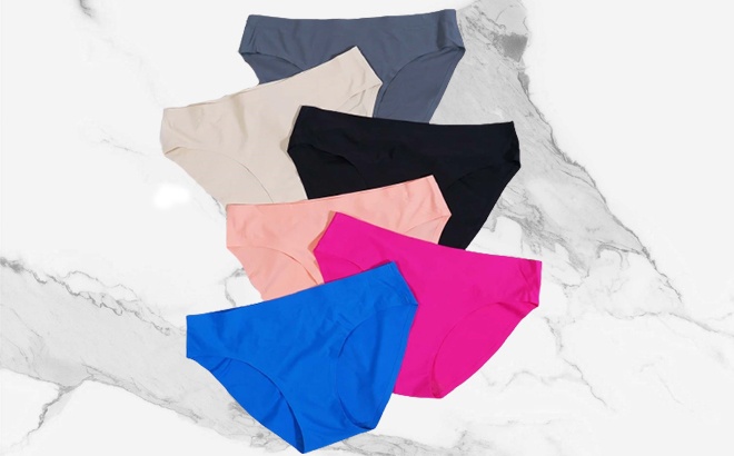 No Show Undies 6-Pack for $19.99 Shipped