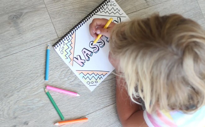 Personalized Coloring Books $9.99 Shipped