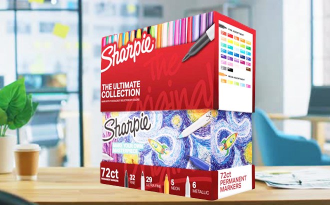 Sharpie Markers 72-Count for $25 Shipped!