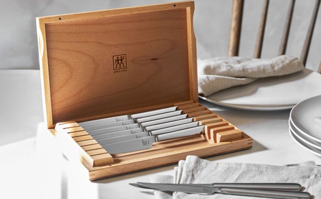 Zwilling 8-Piece Steak Knife Set $49 Shipped (Reg $160)