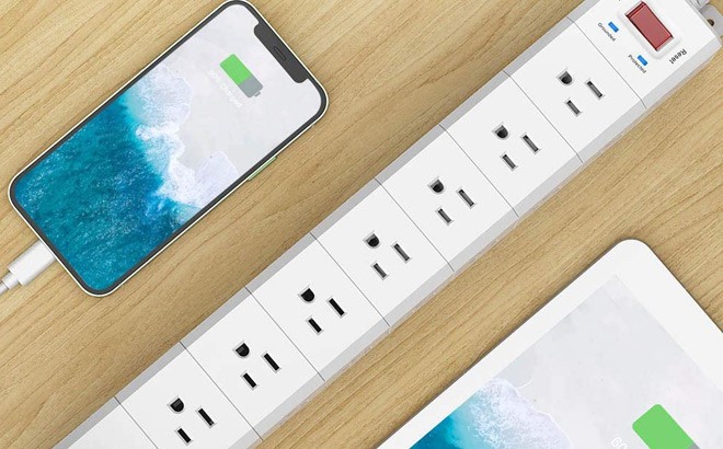 Surge Protector Power Strip $19.99 (Reg $40)