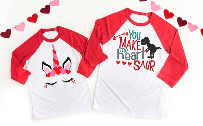 Kids Valentine's Day Tees $18.99 Shipped!