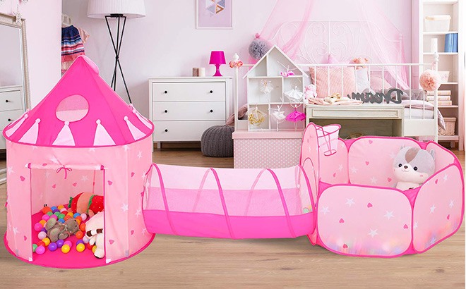 Tunnel Tent with Ball Pit $35.99 Shipped!